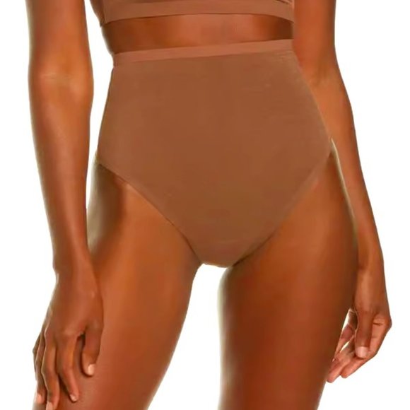 New SKIMS Power Mesh High-Waist Thong Sienna XL - Picture 1 of 5